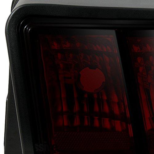 AKKON   フォードマスタングダークレッドテールライトブレーキランプドライバー左+助手席右側交換用ペア AKKON   For 並行輸入品の画像