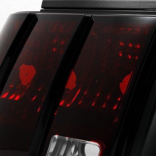 AKKON   フォードマスタングダークレッドテールライトブレーキランプドライバー左+助手席右側交換用ペア AKKON   For 並行輸入品の画像