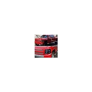 【並行輸入品】Spec D Tuning 2LHP SIV07G TM シボレーシルバラード 光沢ブラックハウジング ヘイロー LED プロジェの画像