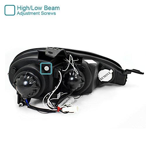 Spec D Tuning LHP MX501JM TM Mazda Miata Mx5 ブラック Halo LED プロジェクタ 並行輸入品_4