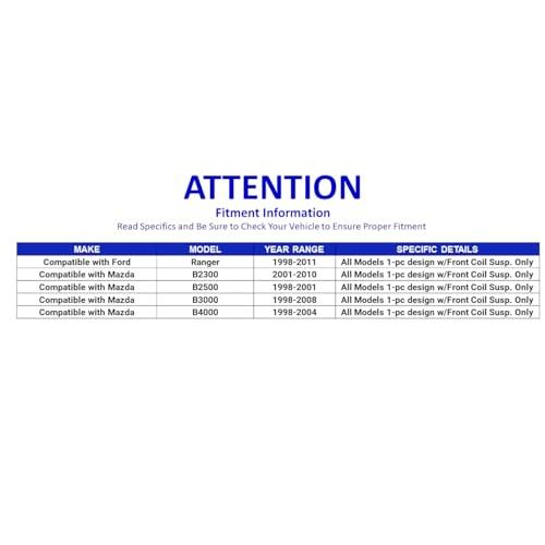 PartsW 8 PC Suspension Kit for Ford Ranger 1998 2011/Mazda B23 並行輸入品_4
