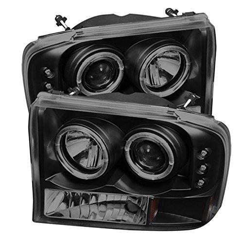 Spyder Auto 5078452 LED ヘイロー プロジェクター ヘッドライト ブラック/スモーク Spyder Auto 並行輸入品の画像