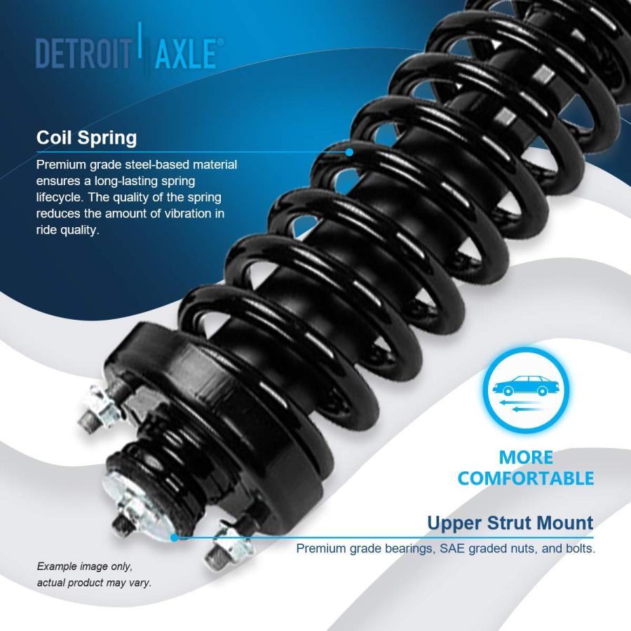 【並行輸入品】 Detroit Axle   Front Struts Sway Bars for 1997 2001 Honda CR V,の画像