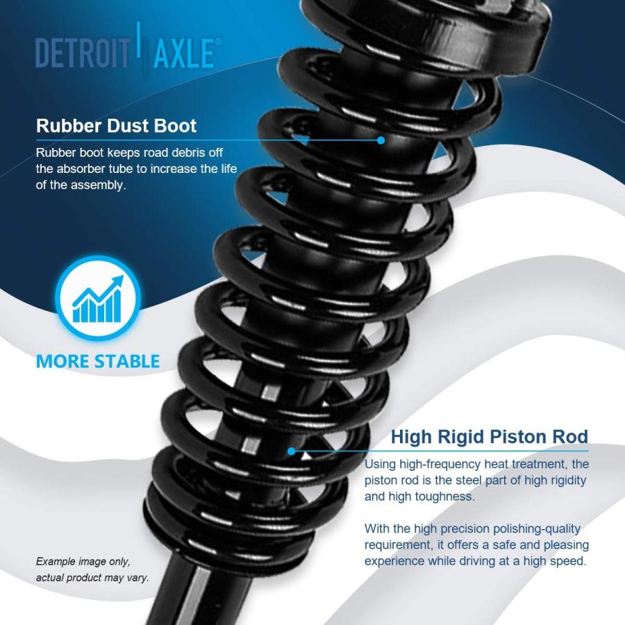【並行輸入品】 Detroit Axle   Front Struts Sway Bars for 1997 2001 Honda CR V,の画像
