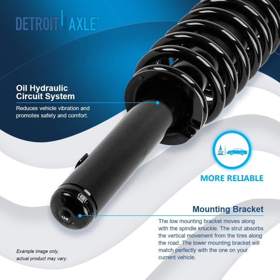 【並行輸入品】 Detroit Axle   Front Struts Sway Bars for 1997 2001 Honda CR V,の画像