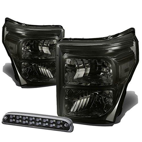【並行輸入品】 Auto Dynasty Compatible with Ford Super Duty 3rd Gen Pair of Smoの画像