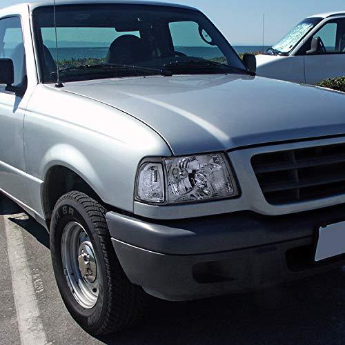 【並行輸入品】Spec D Tuning Ford Ranger ピックアップユーロクロームヘッドライト+クリアコーナーシグナルランプ Specの画像