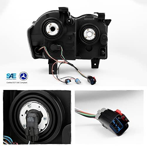 【並行輸入品】 AKKON   For Jeep Grand Cherokee Halogen Type Headlights Head Lamの画像