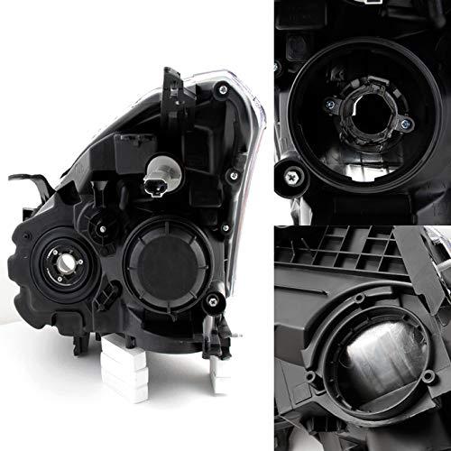 【並行輸入品】AKKON   Rogue SUV Factory HIDタイプ クリアヘッドライト ドライバーと助手席側交換用ペア AKKONの画像