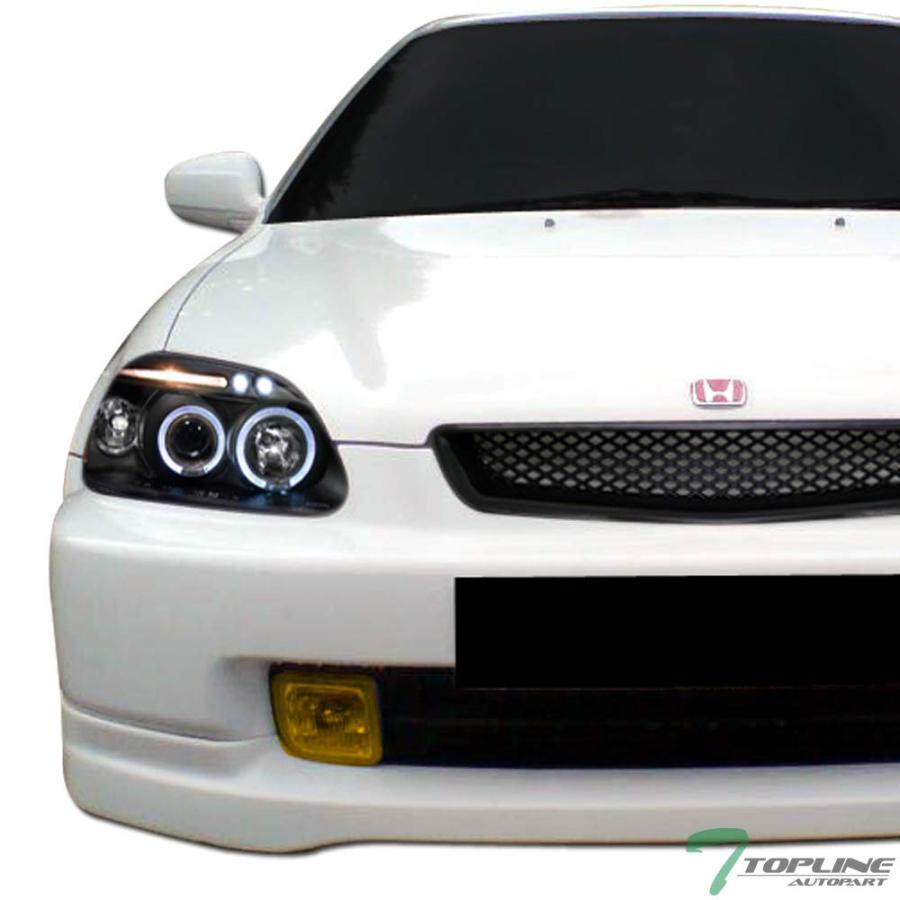 Black Housing Projector Headlights Signal Lamps Amber Reflector  並行輸入品_3