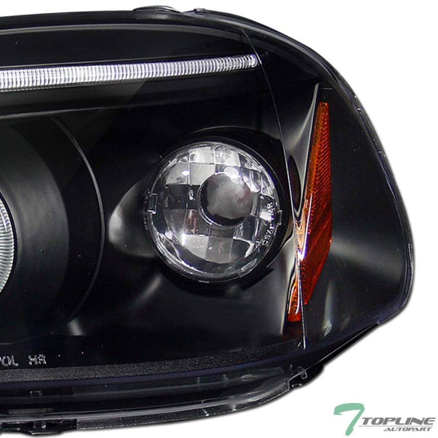 Black Housing Projector Headlights Signal Lamps Amber Reflector  並行輸入品_6