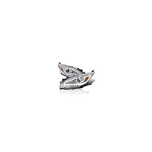 【並行輸入品】Spec D Tuning 2LHP MZ310 TM クロームプロジェクターヘッドライト (ハウジングとLED) Spec Dの画像