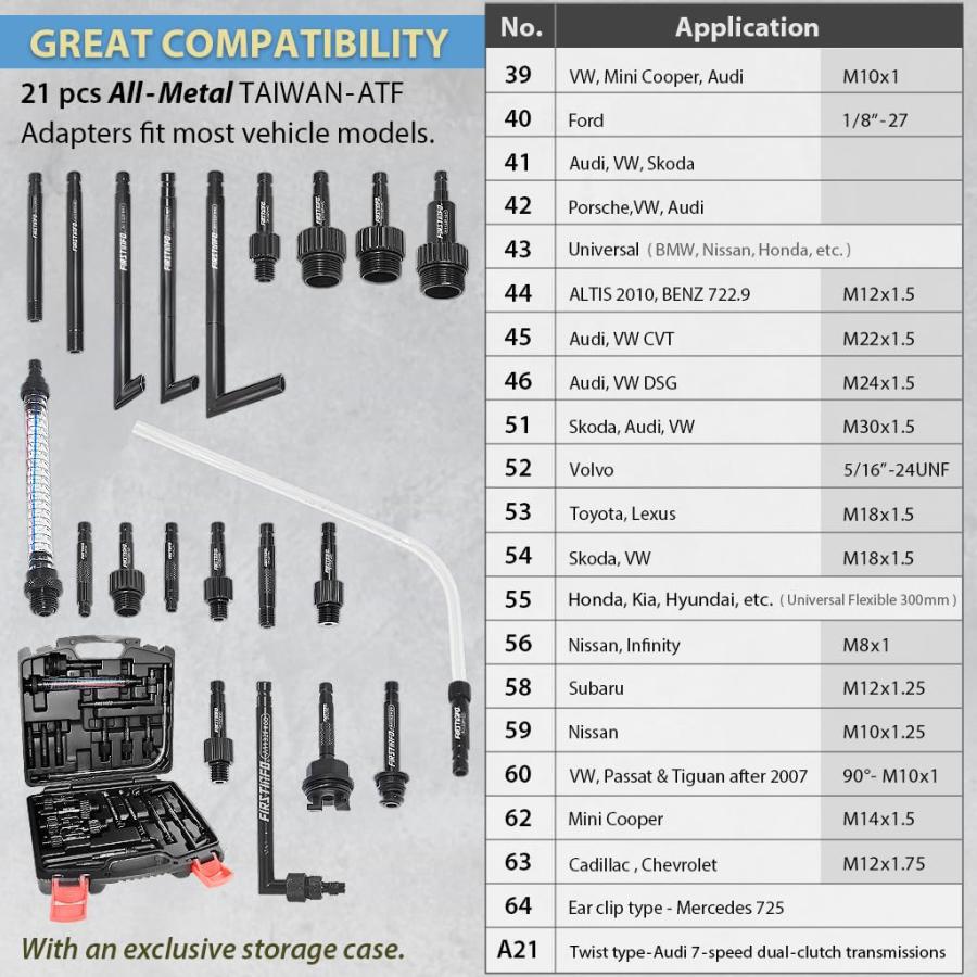 FIT TOOLS ツーウェイ10L ATFエア式オイルチェンジャーポンプ 吸入＋