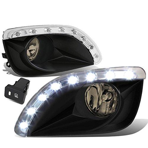 【並行輸入品】トヨタ カムリ XV40 バンパードライビングフォグライト LEDベゼル&スイッチ付き (スモークレンズ) Auto Dynast_1