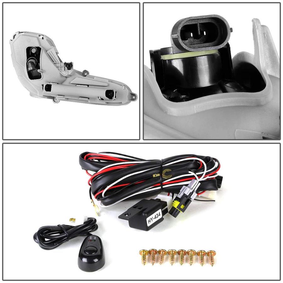 【並行輸入品】DNA Motoring FL ZTL 133 SM フロントバンパーフォグライトドライバー\u0026助手席側の視認性を高めます [12の画像
