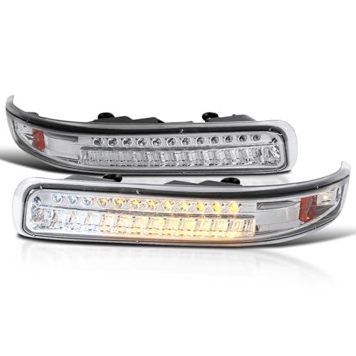 【並行輸入品】Spec D Tuning 2LB SIV99CLED RS バンパーライト (クローム/アンバー) SPEC D TUNINGの画像
