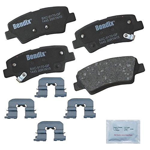 Bendix Priority1 CFC1445 セラミックリアブレーキパッド ヒュンダイ アゼラ 2017 2012、ソナタ 2 並行輸入品の画像