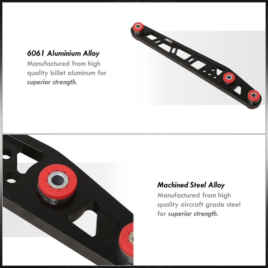 【並行輸入品】 AJP Distributors Black JDM Aluminum LCA Rear Lower Control Armsの画像