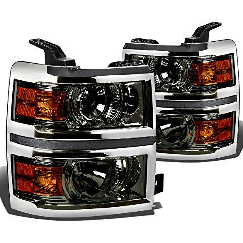【並行輸入品】DNA Motoring HLHPLCSIL14SMAM ハロープロジェクターヘッドライト(運転席と助手席側) DNA MOTORの画像