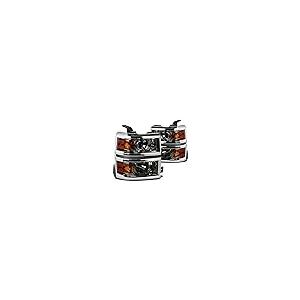 【並行輸入品】DNA Motoring HLHPLCSIL14SMAM ハロープロジェクターヘッドライト(運転席と助手席側) DNA MOTORの画像