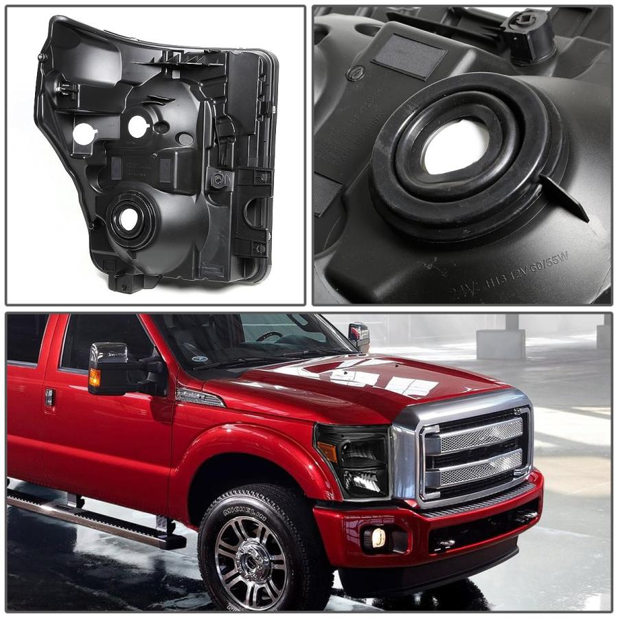【並行輸入品】DNA MOTORING ヘッドライトアセンブリ 11 16 F 250 / F 350 / F 450 / F 550 スーパーの画像