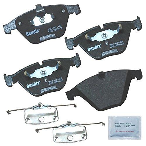Bendix プレミアム 銅不使用 CFC1260 セラミックブレーキパッド (取り付け金具フロント) Bendix Priori 並行輸入品_1