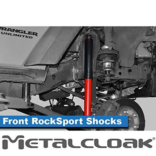 【並行輸入品】MetalCloakのRocksport RED パフォーマンスロングトラベルショックアブソーバー、リフティングJKラングラーフロ_3