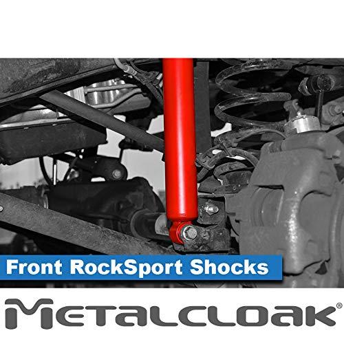 【並行輸入品】MetalCloakのRocksport RED パフォーマンスロングトラベルショックアブソーバー、リフティングJKラングラーフロ_5