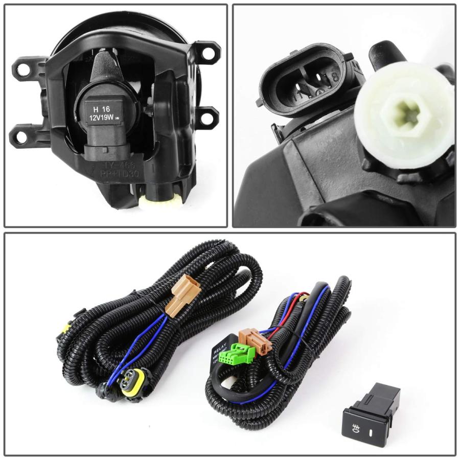 【並行輸入品】 Auto Dynasty Fog Lights Assembly Compatible with 2015 2016 Yaris_9