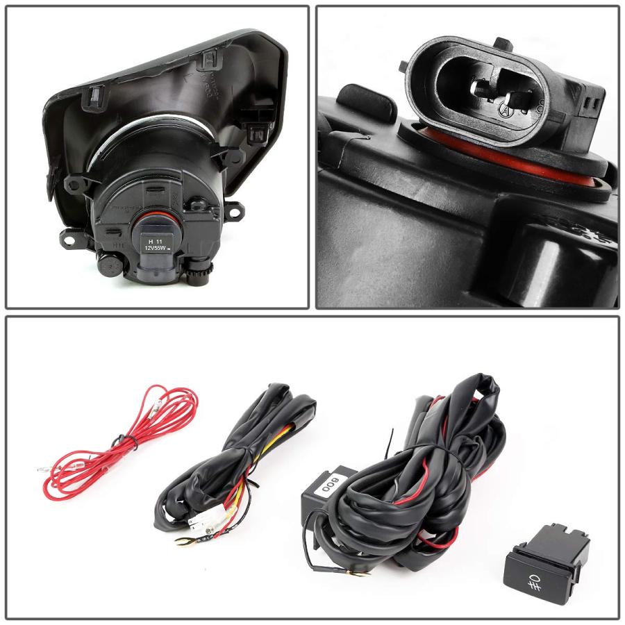Auto Dynasty Compatible with Tacoma Pair of Bumper Driving Fog L 並行輸入品の画像
