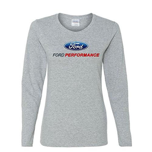 フォード・パフォーマンス長袖TシャツFord Mustang Gt St Racing US サイズ: 3L カラー: グレイ F 並行輸入品｜wid-grab｜02