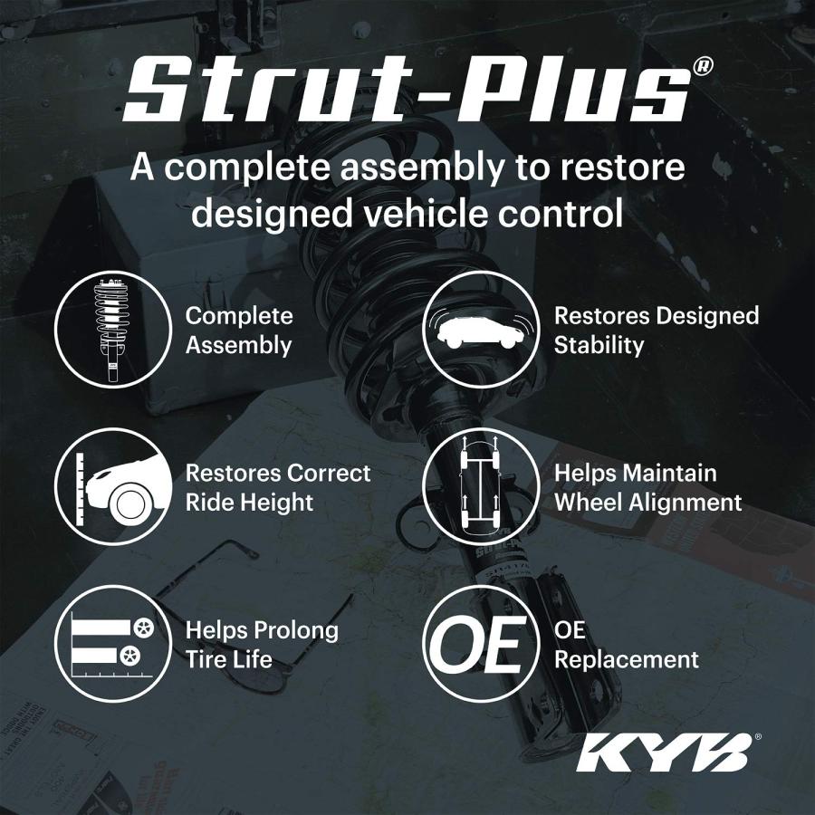 【並行輸入品】KYB SR4273ストラットプラスコンプリートアセンブリ KYB SR4273 Strut Plus Complete Asse_9