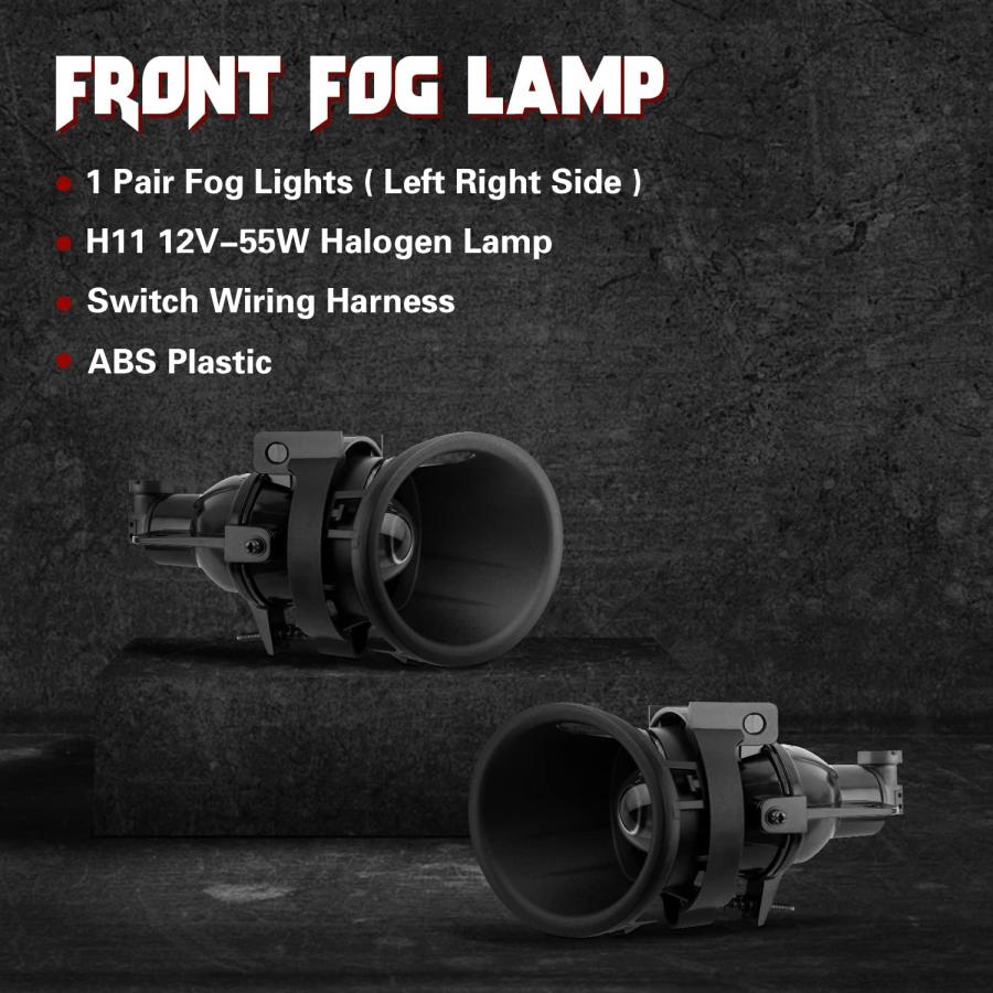 RP Remarkable Power, Fog Light for 2014 2015 Camaro Pair Driving 並行輸入品の画像