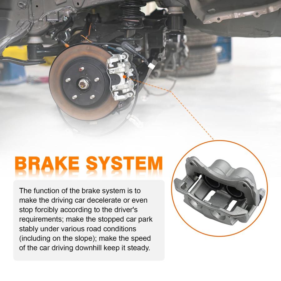 DRIVESTAR 18B4607 Front Brake Caliper Driver Side for Ford 95 01 並行輸入品_3