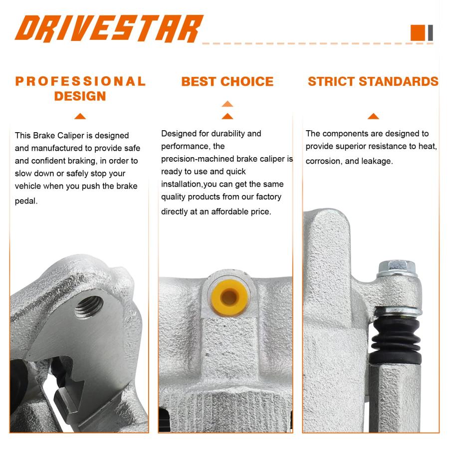 DRIVESTAR 18B4607 Front Brake Caliper Driver Side for Ford 95 01 並行輸入品_9