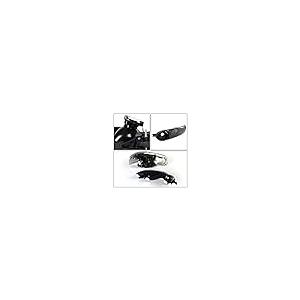Auto Dynasty Compatible with GMC Yukon 4pc Pair of Black Amber C 並行輸入品の画像
