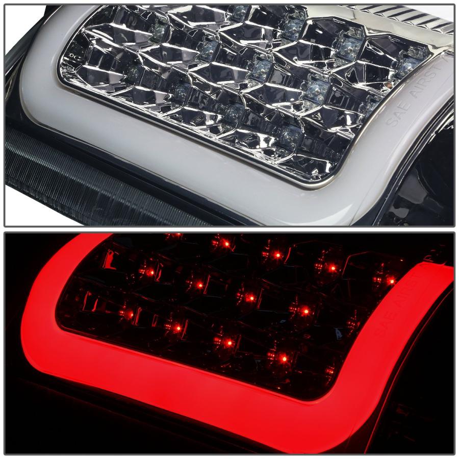 Auto Dynasty Compatible with GMC Yukon 4pc Pair of Black Amber C 並行輸入品の画像