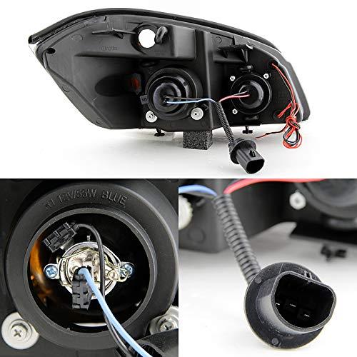 Cobalt G5 Pursuit ブラックベゼル デュアルヘイローリング DRL デイライト LED ストリップデザイン プロジ 並行輸入品の画像