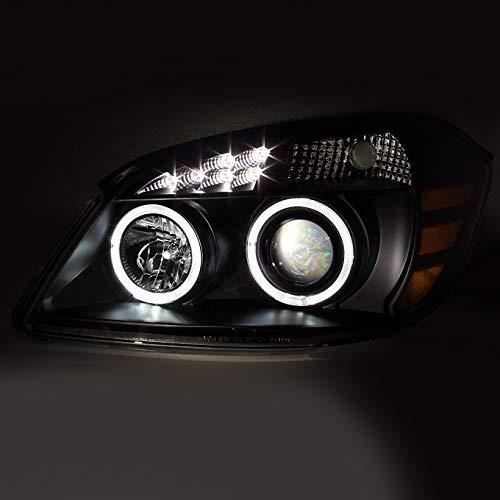 Cobalt G5 Pursuit ブラックベゼル デュアルヘイローリング DRL デイライト LED ストリップデザイン プロジ 並行輸入品の画像