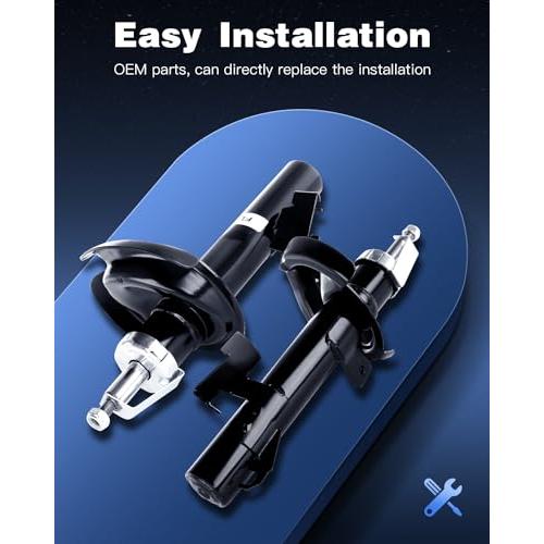 ECCPP フルセット 吸収力ショック ストラット 2004 2011 マツダ 3,2006 2010 マツダ 5,051914  並行輸入品_9