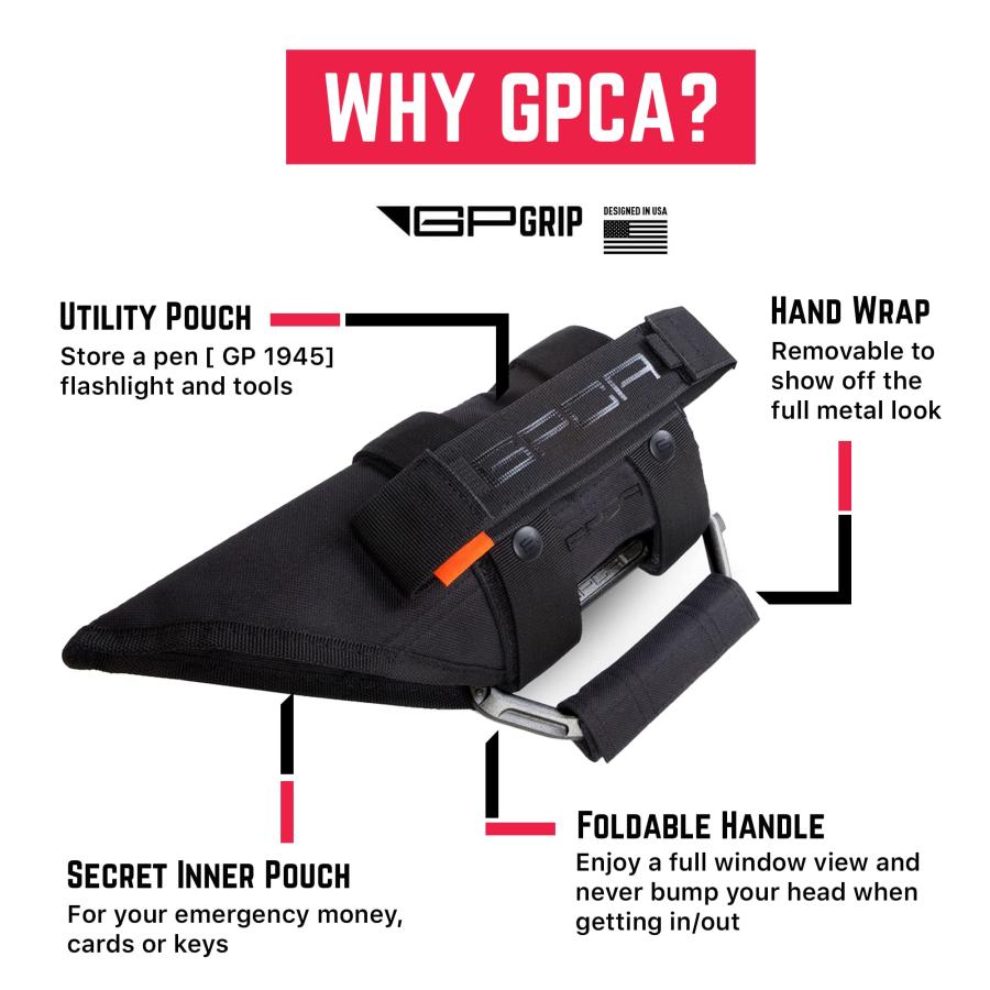 GPCA GP Grip PRO 新型ジープ ラングラー グラブハンドル 2ピース 持ち手 アルミ 吊り革 Grab Handle 並行輸入品｜wid-grab｜07