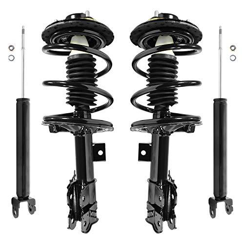 【並行輸入品】フロントクイックコンプリートストラットアセンブリ&リアショックアブソーバー 交換用 日産マキシマ(4個セット) Front Qui_1