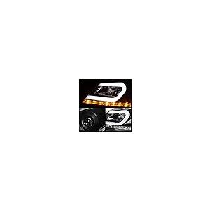 【並行輸入品】 AKKON   For Benz W204 C Class 4 Doors Sedan Black Bezel DRL LEDの画像