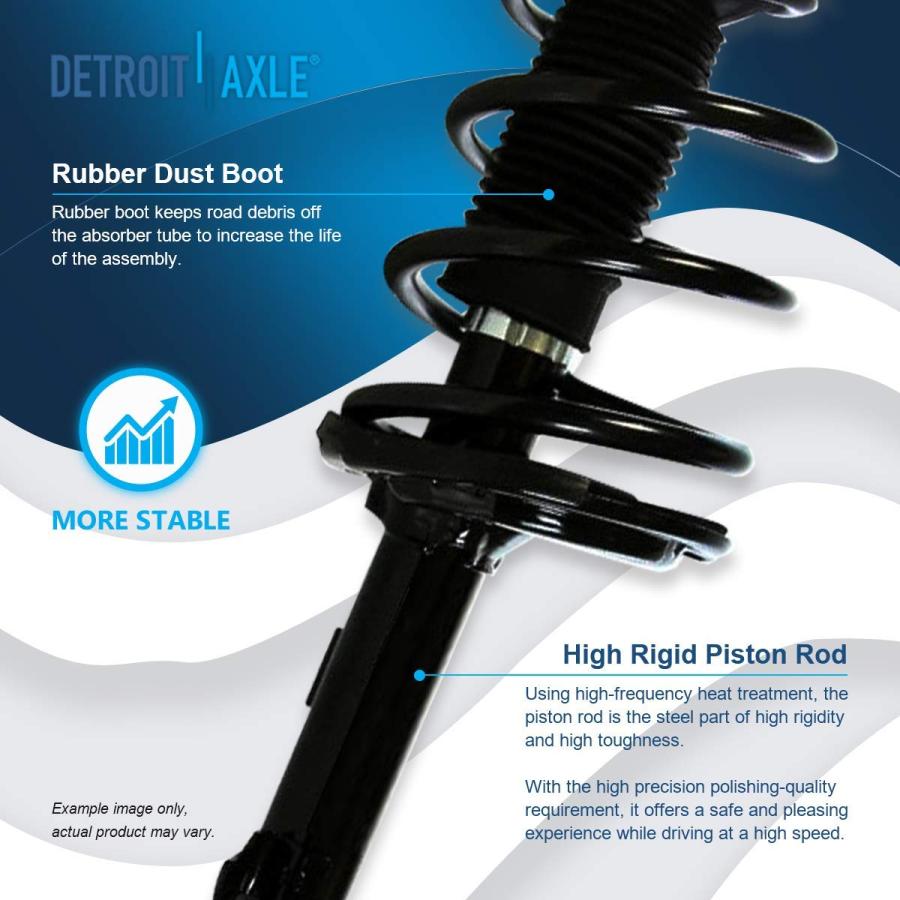 【並行輸入品】 Detroit Axle   Front Right Strut for Toyota 2008 2009 2010 2011の画像