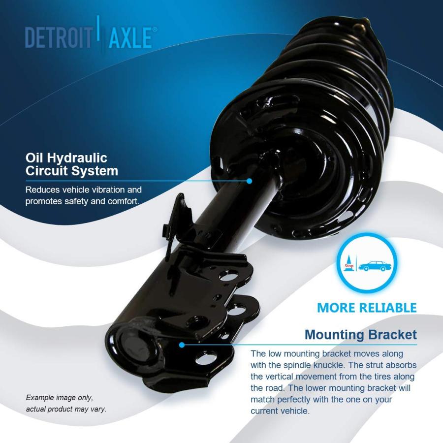 【並行輸入品】 Detroit Axle   Front Right Strut for Toyota 2008 2009 2010 2011の画像