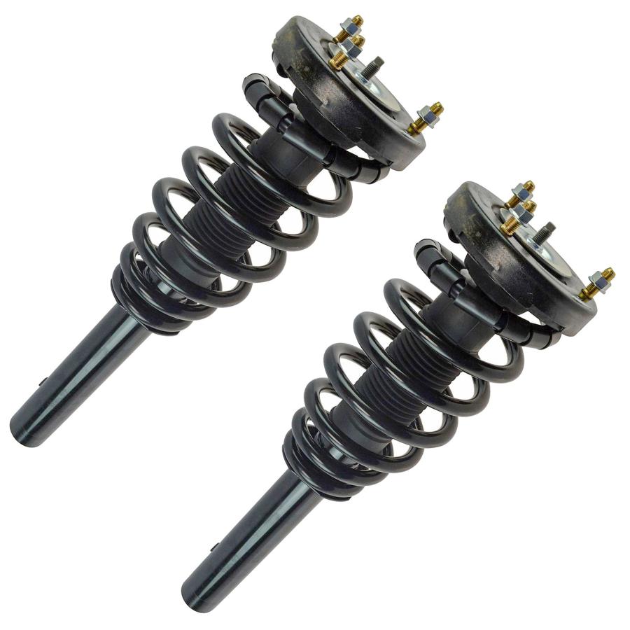 TRQ Front Suspension Kit Complete Strut \u0026 Coil Spring Assembly S 並行輸入品の画像