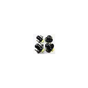 4 Pcs Set Black JDM Suspension Coilover Shocks Strut Top Hat Mou 並行輸入品の画像