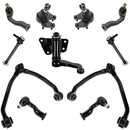 11 Piece Suspension Control Arm Tie Rod Kit Front for 95 02 Kia S 並行輸入品