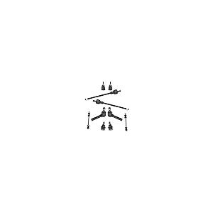 10個セット フロントボールジョイントタイロッドエンド スウェイバーリンク LH RH 2500 3500 バン用 TRQ Fro 並行輸入品_2