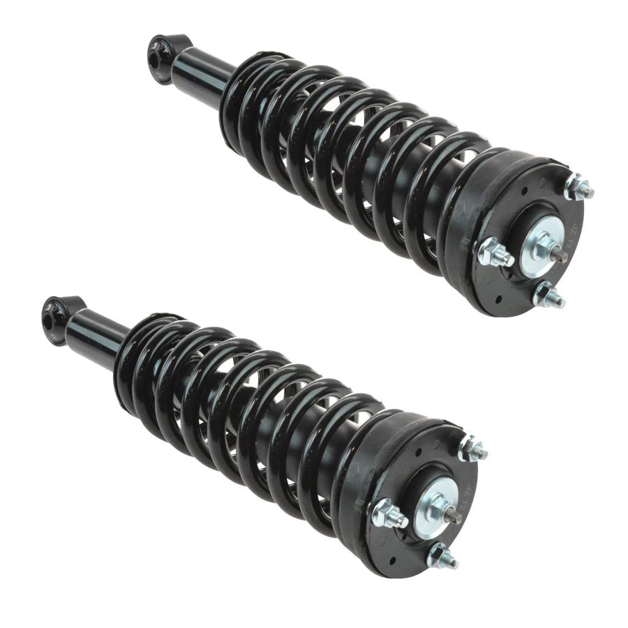 TRQ Front Strut & Coil Spring Assembly Set Driver & Passenger Si 並行輸入品